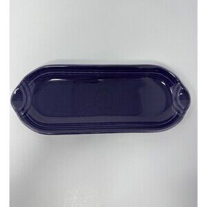 Fiesta Plum Purple Relish Utility Tray Homer Laughlin Ceramic Dish Kitchenware